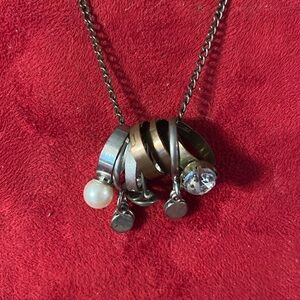 Vintage ring necklace